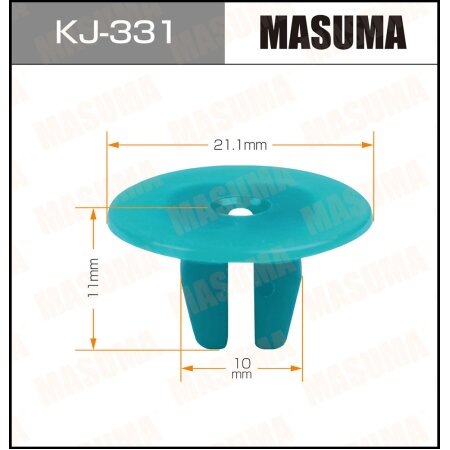 MASUMA KJ-331, Клипса пластиковая Masuma. Бренд автозапчастей №1 в России