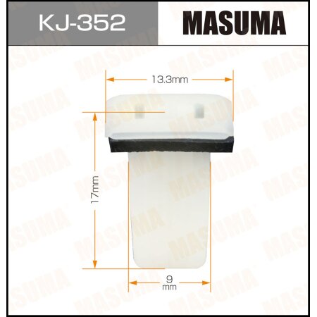Клипса пластиковая Masuma, KJ-352