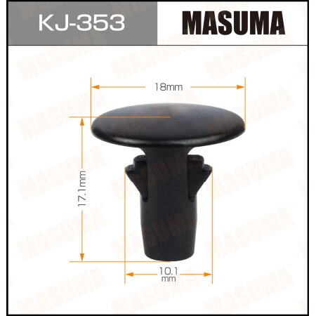Клипса пластиковая Masuma, KJ-353