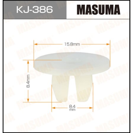 Клипса пластиковая Masuma, KJ-386