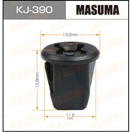 Клипса пластиковая Masuma, KJ-390