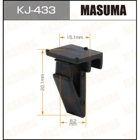 Клипса пластиковая Masuma, KJ-433
