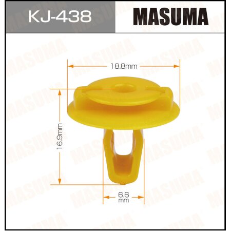 Клипса пластиковая Masuma, KJ-438