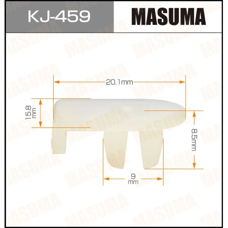 Клипса пластиковая Masuma, KJ-459