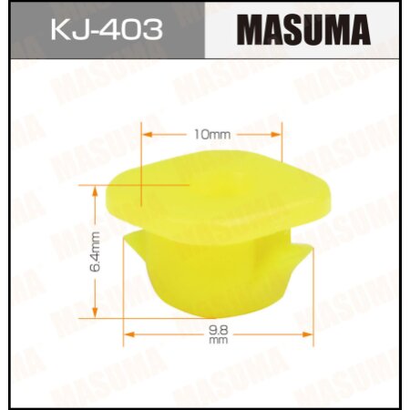 Клипса пластиковая Masuma, KJ-403
