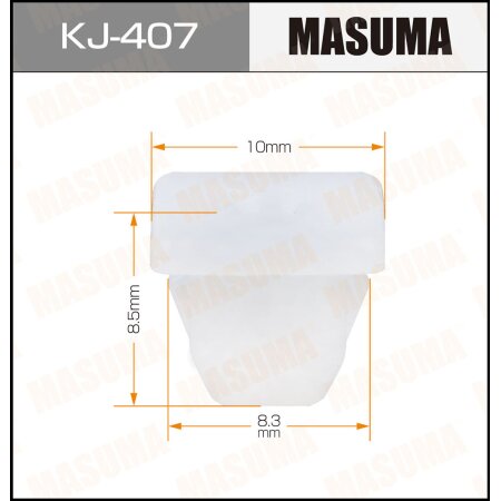 Клипса пластиковая Masuma, KJ-407