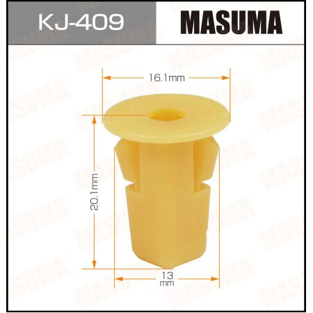 MASUMA KJ-409, Клипса пластиковая Masuma. Бренд автозапчастей №1 в России