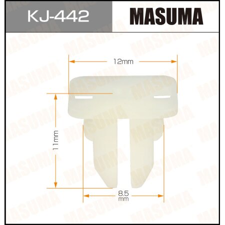 Клипса пластиковая Masuma, KJ-442
