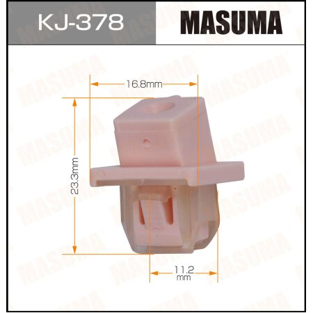 Клипса пластиковая Masuma, KJ-378