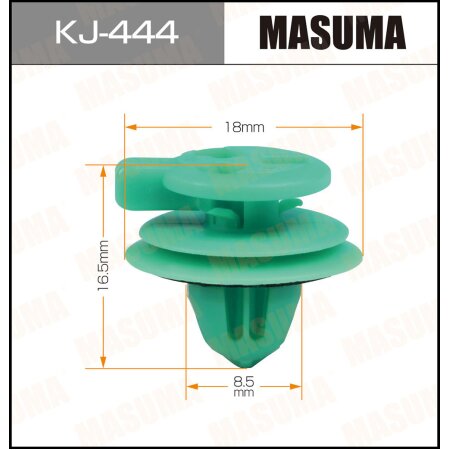 Клипса пластиковая Masuma, KJ-444
