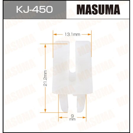 Клипса пластиковая Masuma, KJ-450