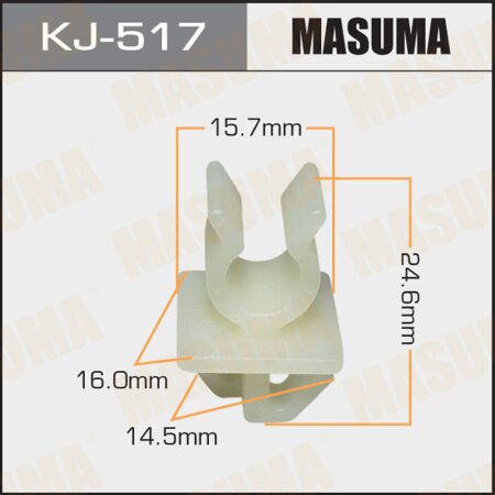 Клипса пластиковая Masuma, KJ-517