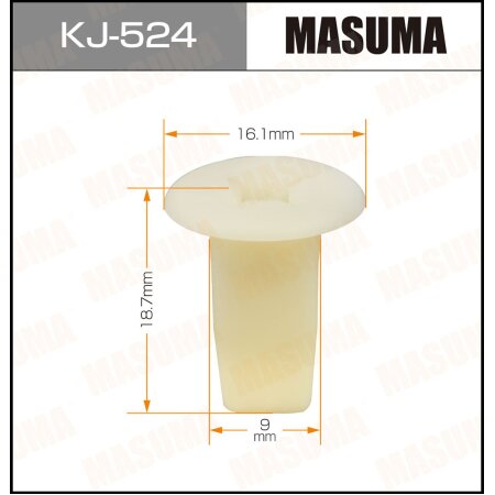 Клипса пластиковая Masuma, KJ-524