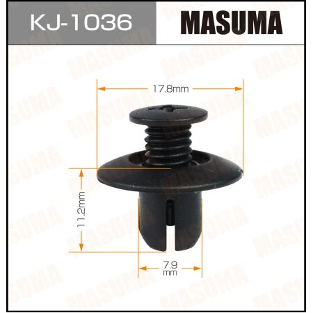 Клипса пластиковая Masuma, KJ-1036