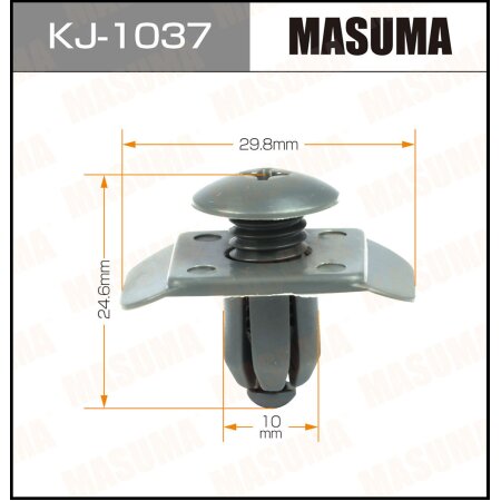 Клипса пластиковая Masuma, KJ-1037