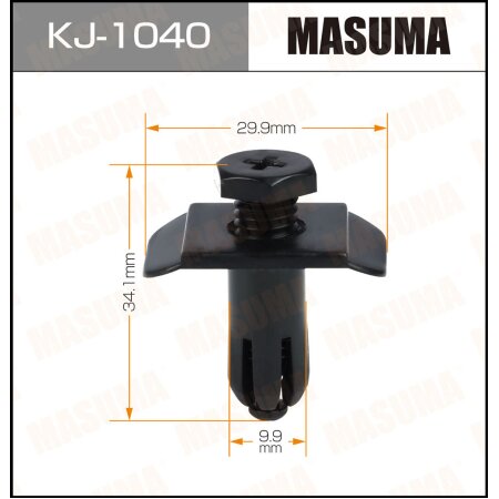 Клипса пластиковая Masuma, KJ-1040