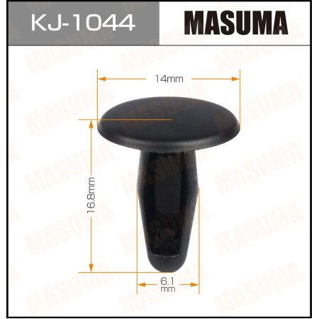 Клипса пластиковая Masuma, KJ-1044