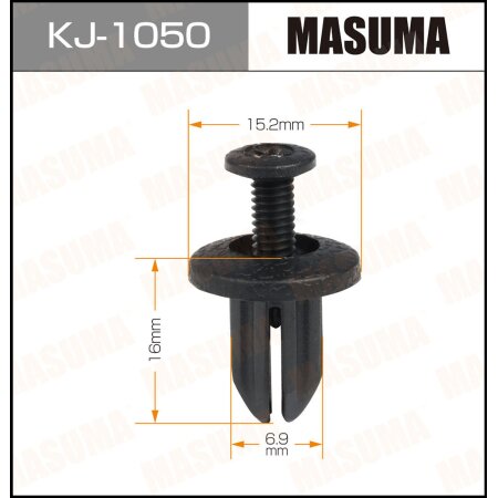 Клипса пластиковая Masuma, KJ-1050