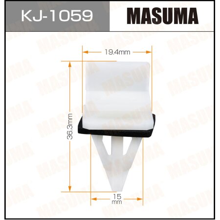 Клипса пластиковая Masuma, KJ-1059