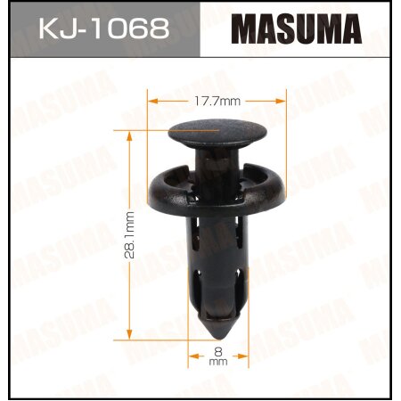 Клипса пластиковая Masuma, KJ-1068