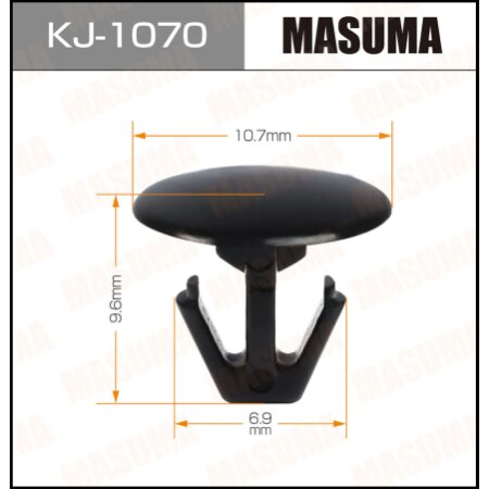 Клипса пластиковая Masuma, KJ-1070