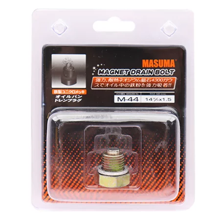 Болт (пробка) маслосливной Masuma с магнитом M14x1.5, M-44