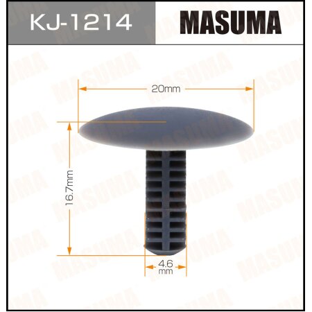 Клипса пластиковая Masuma, KJ-1214