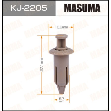 Клипса пластиковая Masuma, KJ-2205