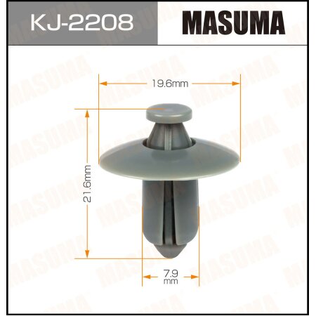 Клипса пластиковая Masuma, KJ-2208