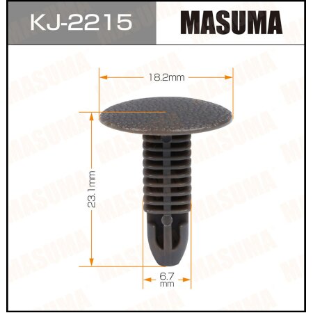 Клипса пластиковая Masuma, KJ-2215