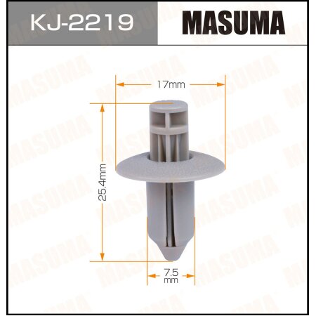 Клипса пластиковая Masuma, KJ-2219