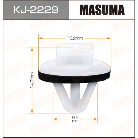 Клипса пластиковая Masuma, KJ-2229