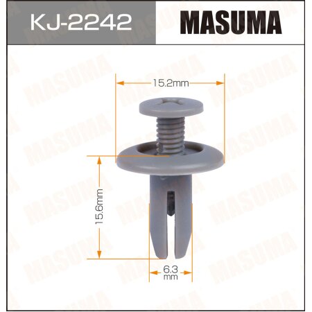 Клипса пластиковая Masuma, KJ-2242