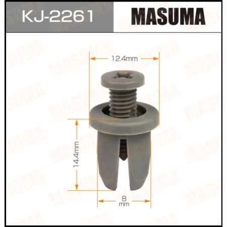Клипса пластиковая Masuma, KJ-2261