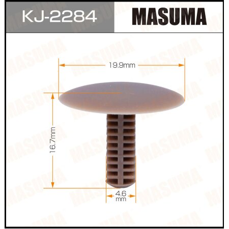 Клипса пластиковая Masuma, KJ-2284