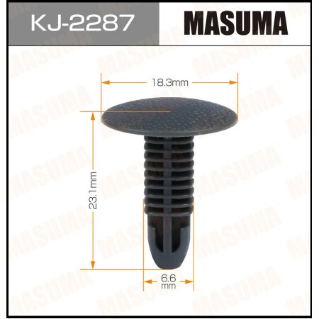 Клипса пластиковая Masuma, KJ-2287