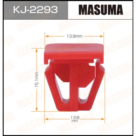 Клипса пластиковая Masuma, KJ-2293