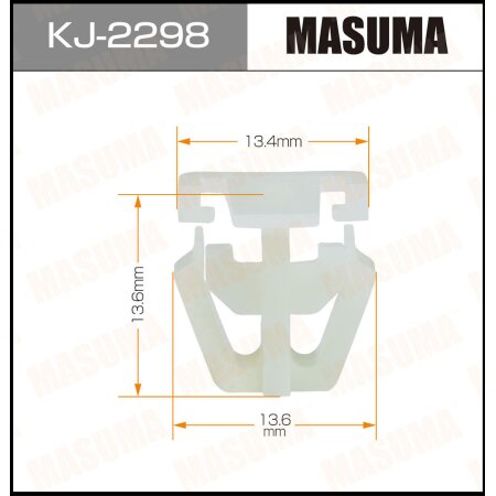 Клипса пластиковая Masuma, KJ-2298