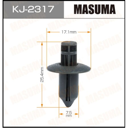 Клипса пластиковая Masuma, KJ-2317