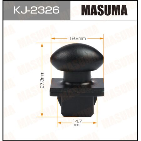 Клипса пластиковая Masuma, KJ-2326