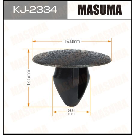 Клипса пластиковая Masuma, KJ-2334