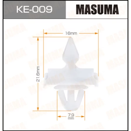 Клипса пластиковая Masuma, KE-009