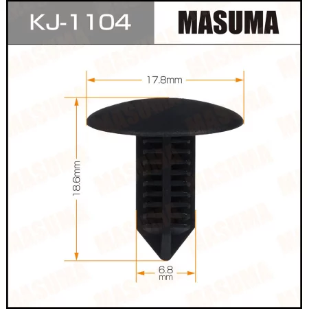Клипса пластиковая Masuma, KJ-1104