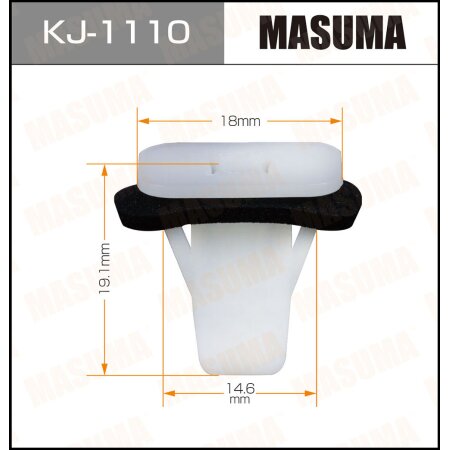 Клипса пластиковая Masuma, KJ-1110