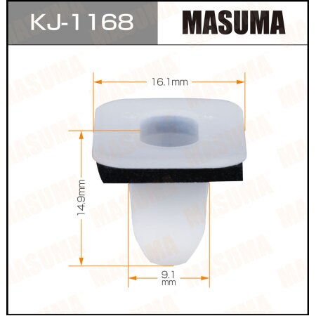 Клипса пластиковая Masuma, KJ-1168