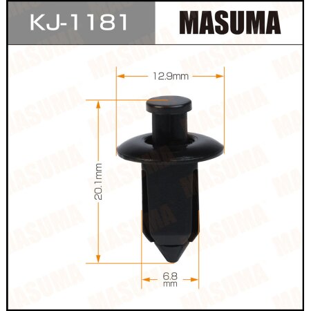 Клипса пластиковая Masuma, KJ-1181