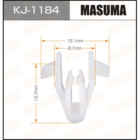 Клипса пластиковая Masuma, KJ-1184