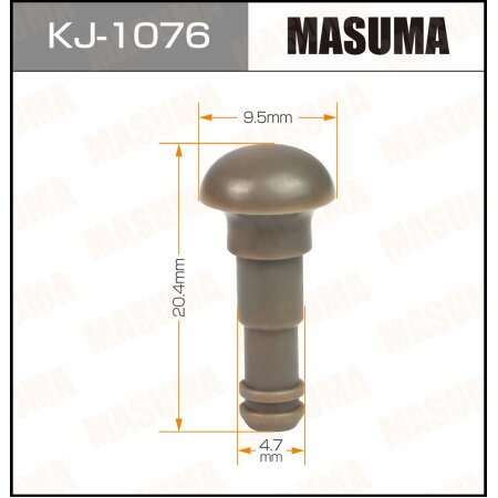 Клипса пластиковая Masuma, KJ-1076