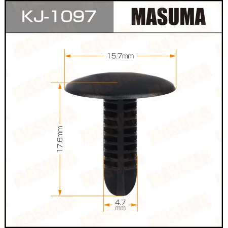 Клипса пластиковая Masuma, KJ-1097
