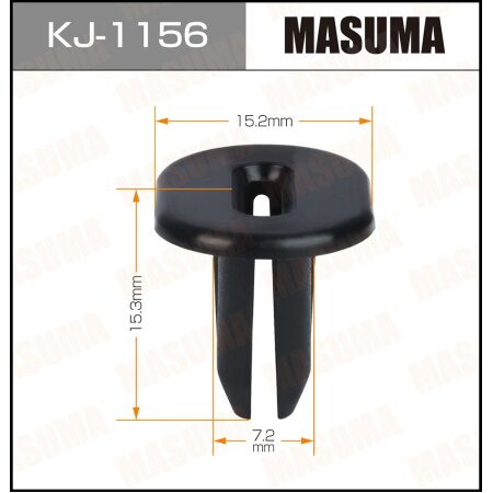 Клипса пластиковая Masuma, KJ-1156